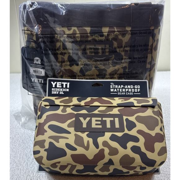 YETI CAMINO 20 WetLANDS CAMO / SIDEKICK DRY 3L NWT! - Picture 1 of 5
